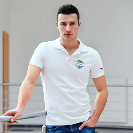 Puma Porsche Legacy Relaxed Fit Polo – White